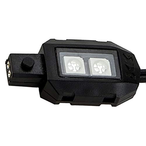 XKGLOW RED - 2nd Gen XK-2P-P-R Single Color Ultra Bright Compact Pod