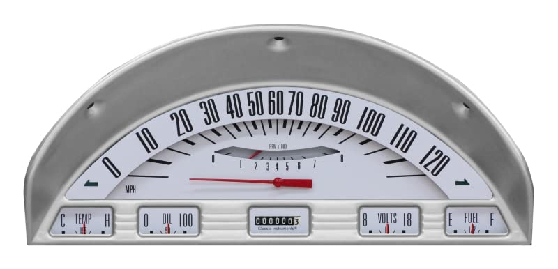 FT56WT Classic Instruments White Series Gauge Package