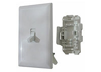 White Valterra Diamond Group (WDS151WT Speed Box Toggle Switch with Cover
