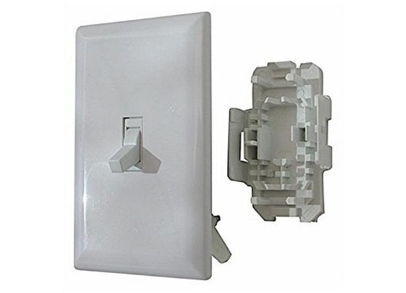 White Valterra Diamond Group (WDS151WT Speed Box Toggle Switch with Cover