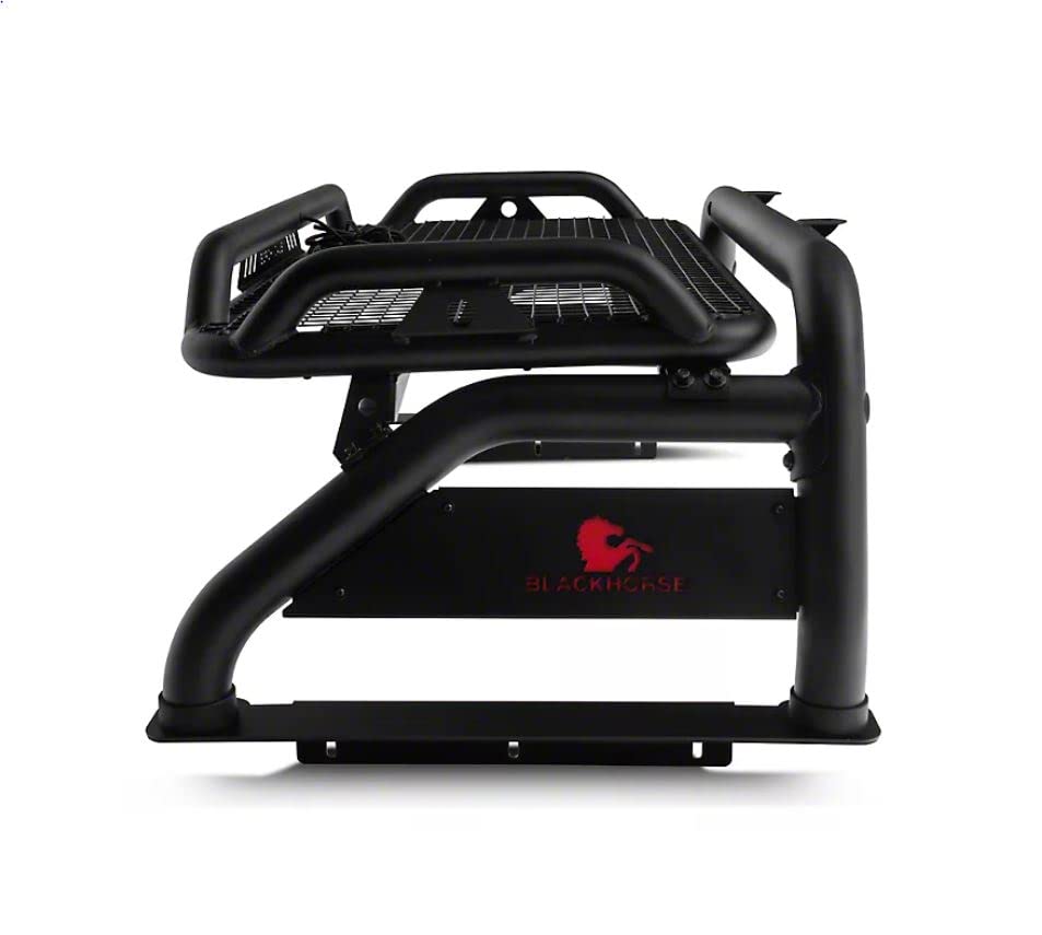 Atlas Roll Bar Black Black Horse Compatible with 2005-2021 Nissan Frontier-ATRB-NIFRB