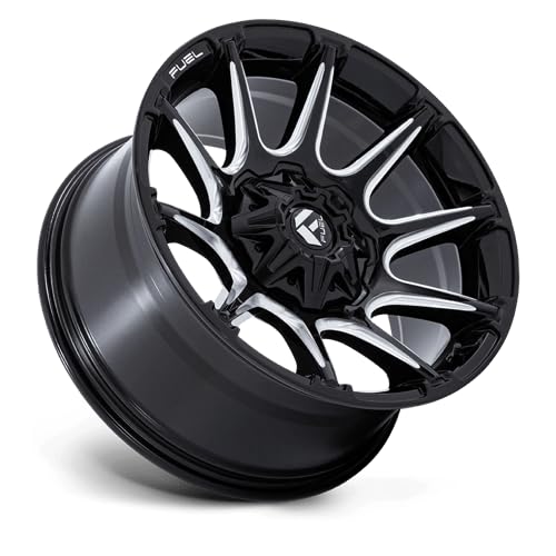 FC880 SUPER C FUEL OFF-ROAD 20X9 8X180 5.04 1mm GLOSS BLACK MILLED - FC880BE20908801