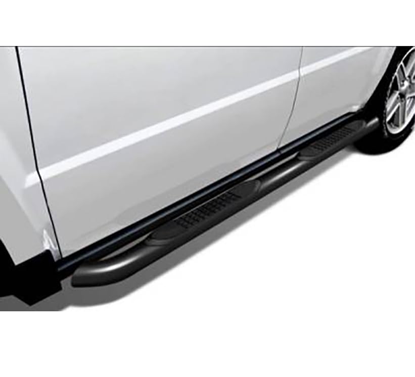 3in Black Horse Side Steps Black Compatible with 2009-2014 Ford F-150-9BFR703A
