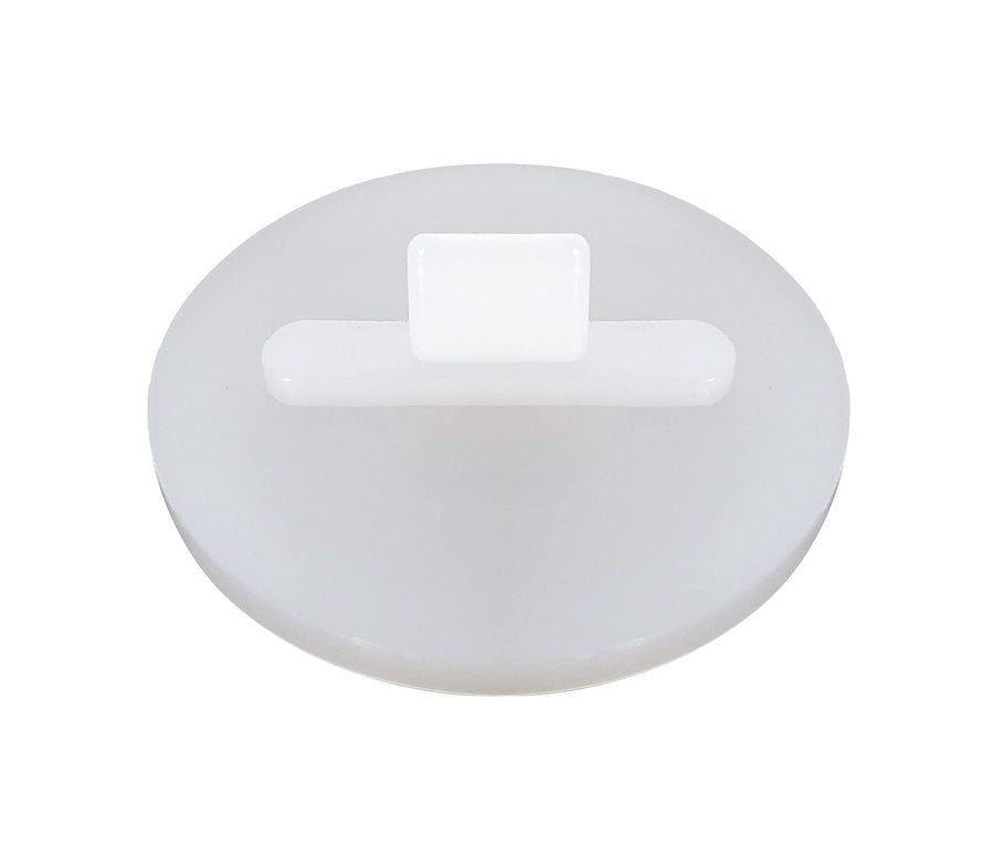 Spin Fitting ICON 14809, Patch, 1" Pilot w/Tab x 1.9" OD, White