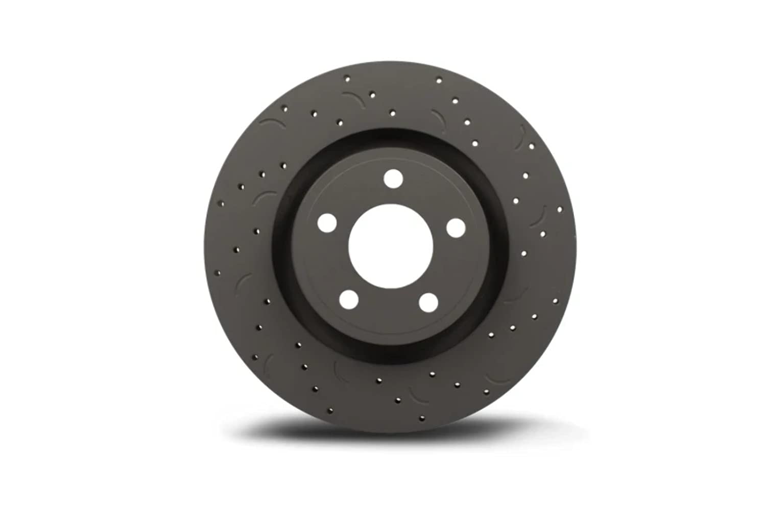 Cross-Drilled and Slotted Talon Solid rotor, 10.67 in. diameter, 1.61 in. height