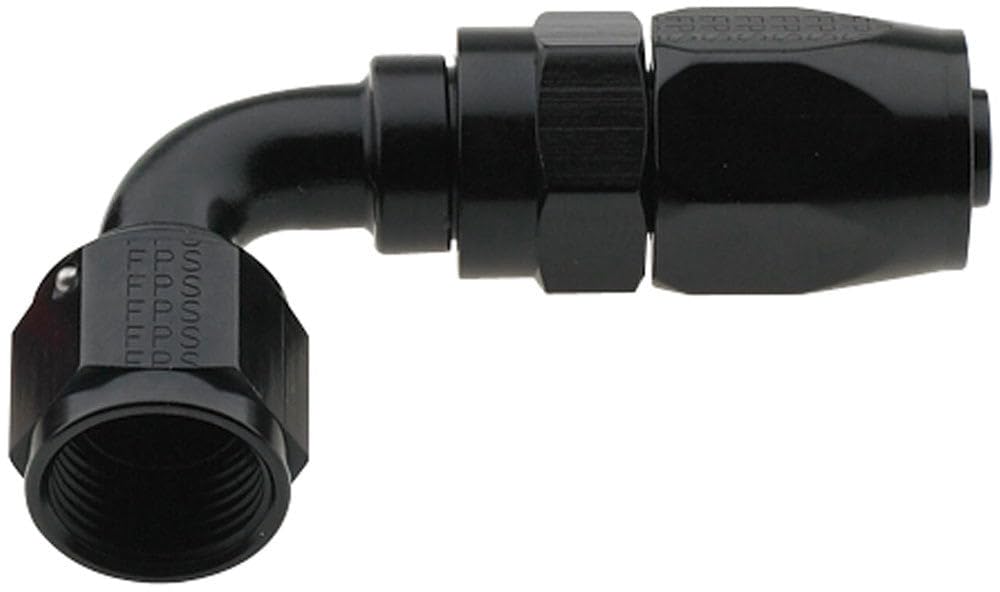 90 Degree Fragola -8AN Pro-Flow Hose End - Black