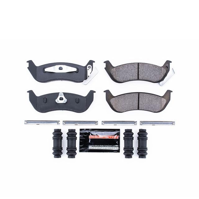 Power Stop Z23-932 Z23 Sport Carbon Fiber Infused Ceramic Brake Pads with Hardware For Crown Victoria, Ranger, Town Car, Grand Marquis, Marauder [Model Specific]
