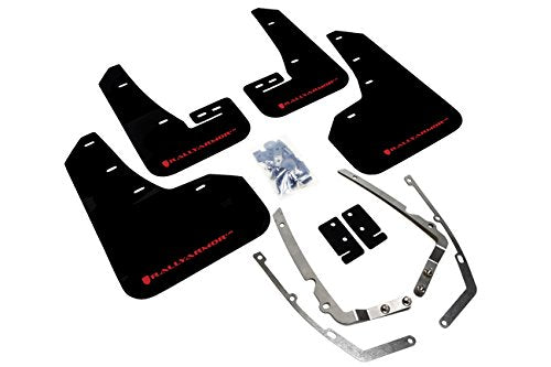 Rally Armor RAL UR Blk Flap/Rd Logo MF37-UR-BLK/RD