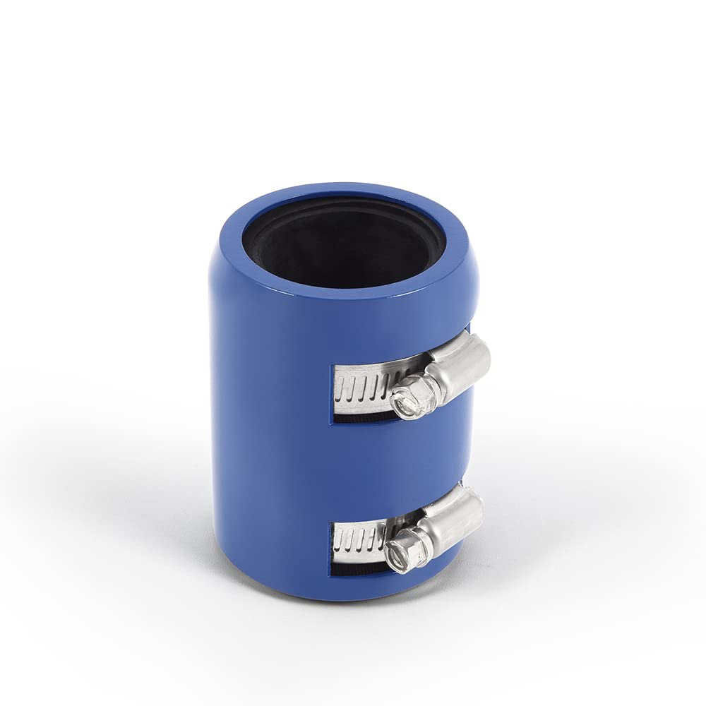 Mishimoto Universal Flexible Stainless Steel Radiator Hose Kit, 24”, Blue