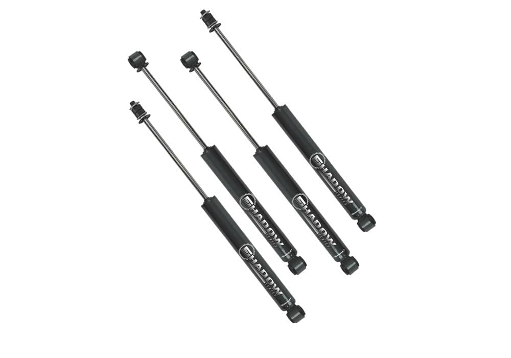 Superlift Suspension Lift Kit Shock Box for Ford F-250/F-350 RealTruck | Front & Rear Shadow Series Shocks | 84018 | Fits 2005-2016 Ford F-250 / F-350 Super Duty 4WD 6-8" Lift