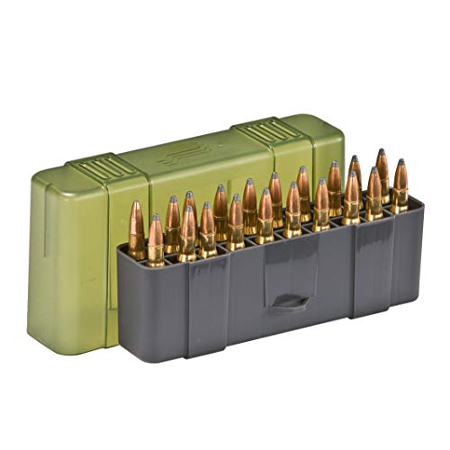 20 Round Plano Ammo Case with Slip Cover, Large Rifle