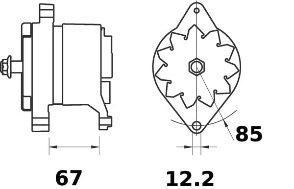 Alternator Mahle - MG288