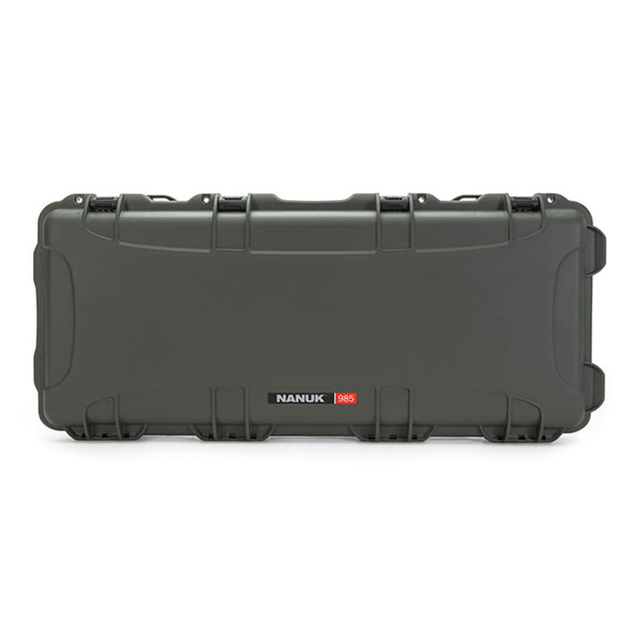 Waterproof Nanuk Hard Case 985 with Wheels - Olive