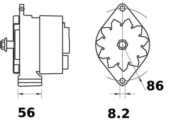 Alternator Mahle - MG313