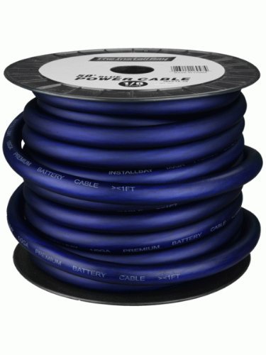 Blue Metra 1-0 Gauge Power Cable 50 Foot Coil