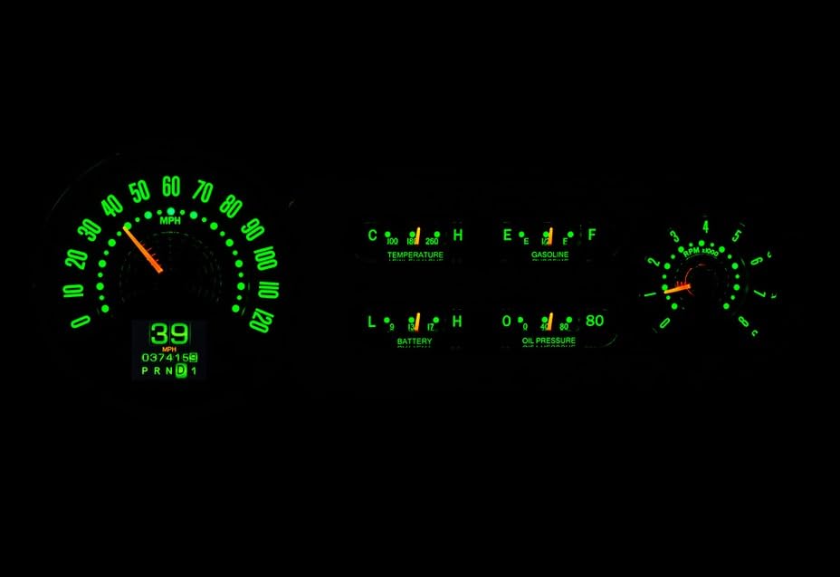Dakota Digital RTX Gauge Instrument System Compatible with 1953-54 Chevy Car RTX-53C-X