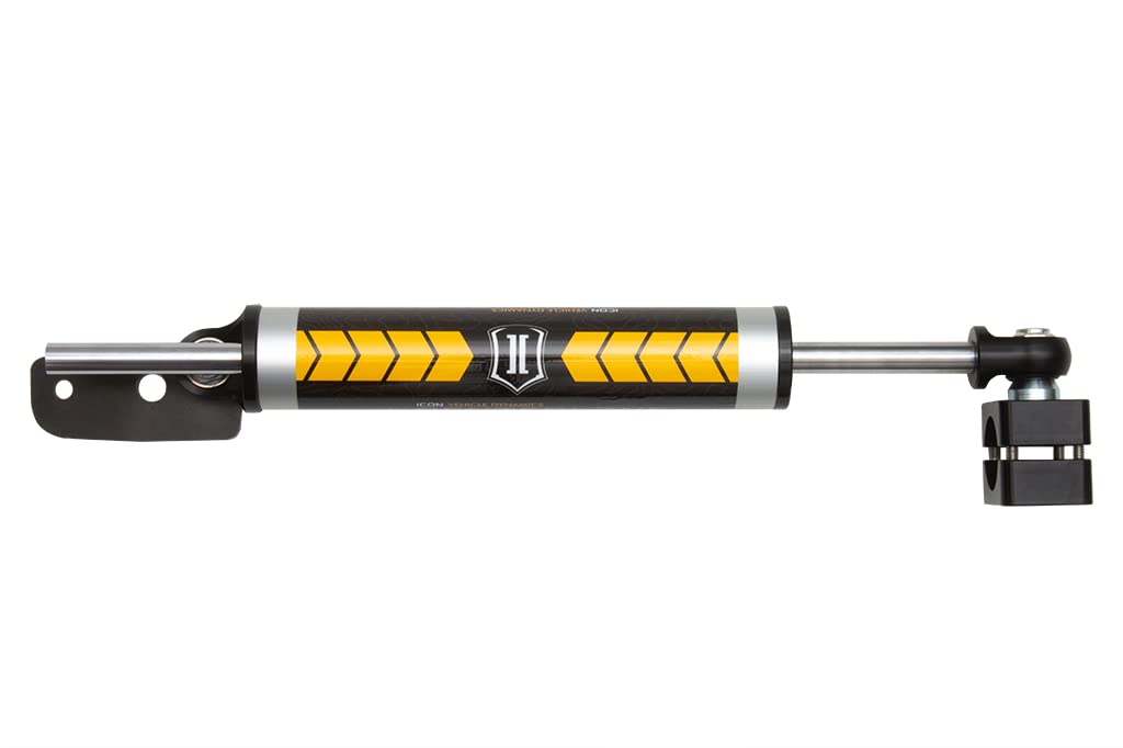 ICON Steering Stabilizer Centerline, Compatible with 2020-Up Jeep JT/2018-Up JL, 22038