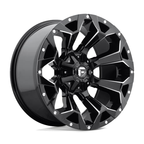 D576 ASSAULT FUEL OFF-ROAD 18X9, 6X135/5.5, 4.49, 13mm GLOSS BLACK MILLED - D57618909844