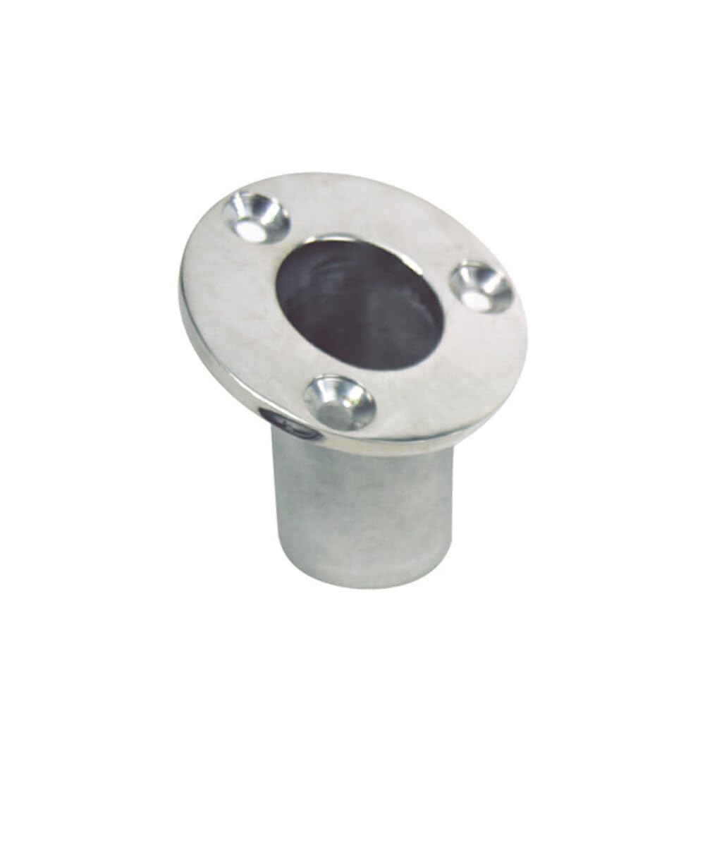 Whitecap IND 1-1/4" Flagpole Socket- Top Mount SS 6170C