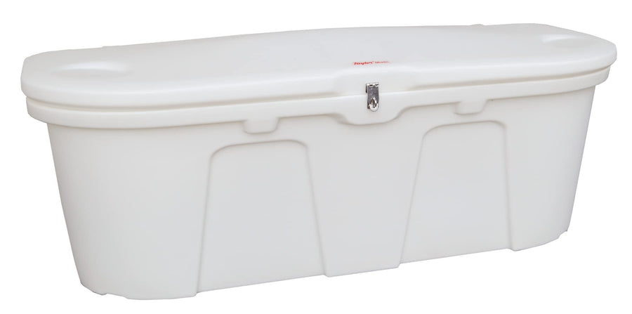 Stow N' Go Poly Dock and Patio Storage Box Taylor Made 123650 - 43" L x 21" W x 36" H, Classic Whit