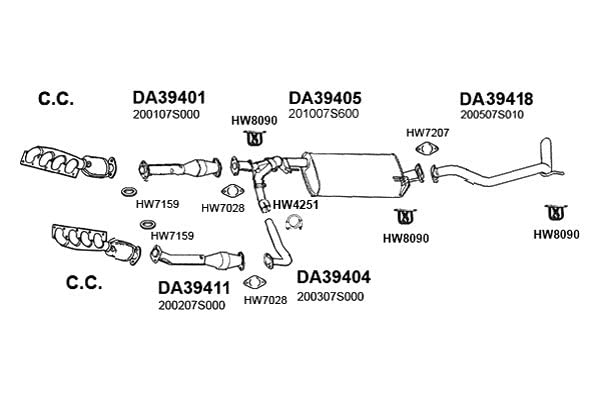 HW9268 Ansa - Exhaust Pipe Flange Gasket