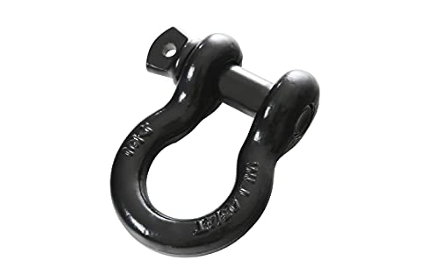 Recovery Shackle Overland Vehicle Systems 3/4" 4.75 Ton - Black Two Stage Powder Coat Finish - Universal Fitment - Used for Automotive Recovery and Towing