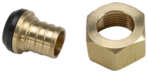 Metal BestPEX Swivel Adapter FSWV with Brass Nut, 0.75" Size