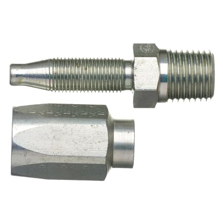 Gates Field Attachable 6C5-4RMP for C5C, C5D and C5M Hose, Male Pipe NPTF, 30 Cone Seat, Steel, 5/16" ID