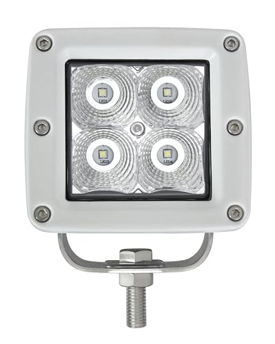 ValueFit HELLA 357204041 White Cube Driving Light (Flood Beam, Off Road, 4LED)