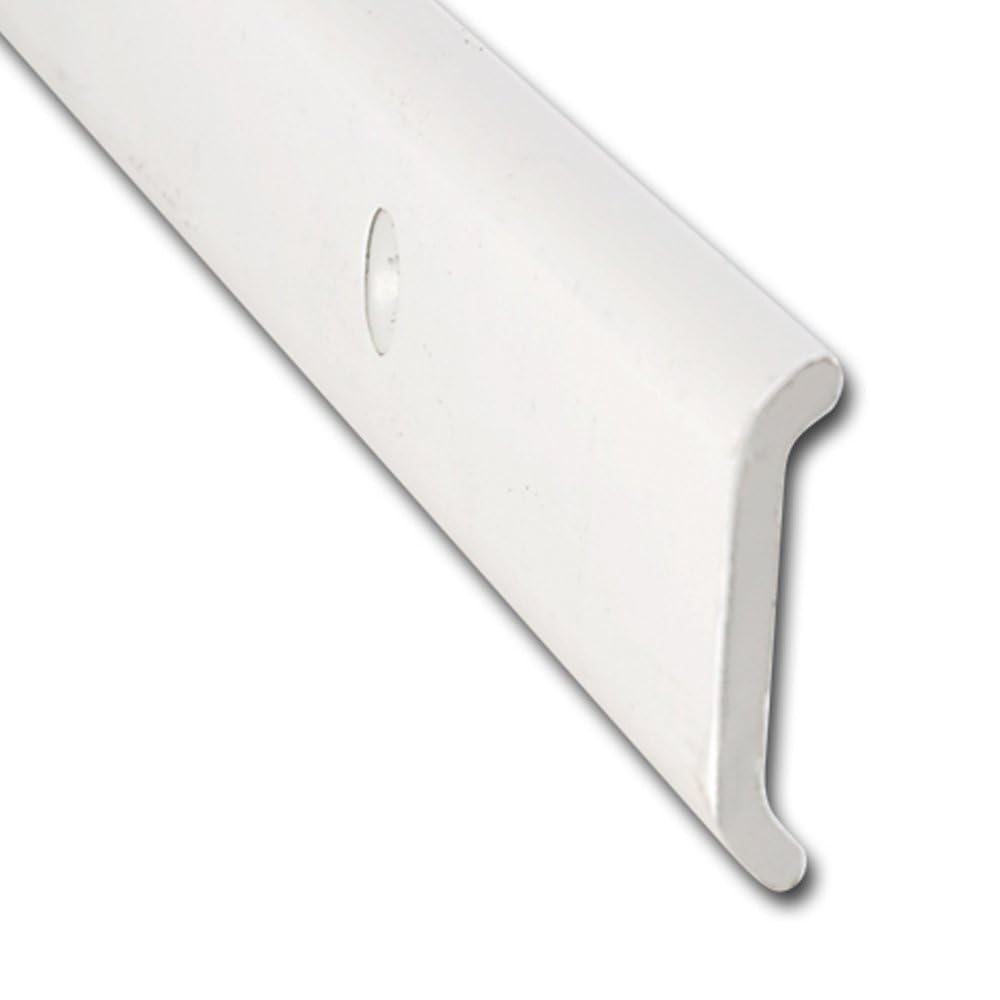 Non-Insert Trim AP Products 021-87201-8 Flat - White, 8 ft.