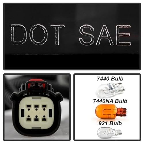 Chevy Suburban/Tahoe Spyder (POE) 21-23 LED Tail Light (Parking LED Brake Signal Backup Halogen Bulb) - OE Left