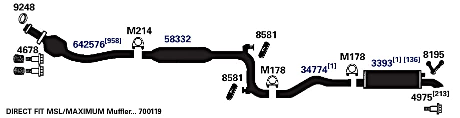 700119 AP Exhaust Products Muffler