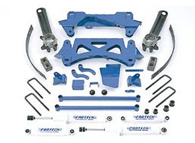 Rear Fabtech FTS422-50BK Black Dual Shock System