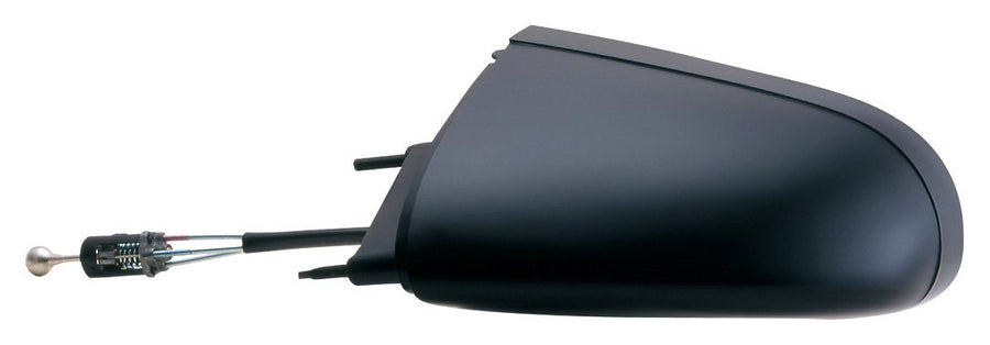 Fit System Driver Side Mirror for Buick Lesabre, Pontiac Bonneville, Delta 88 Royale, Olds. Regency, Black, Manual Remote, Non-Foldaway