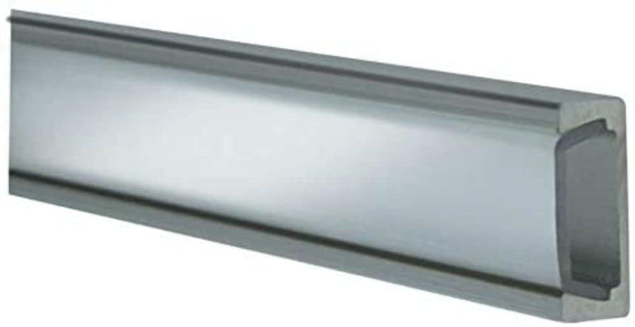 Heise Metra - 1M Track - Silver Anodized Aluminum - Clear Surface Mount (HE-ATCL)