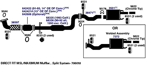 Exhaust Pipe AP Products 68336