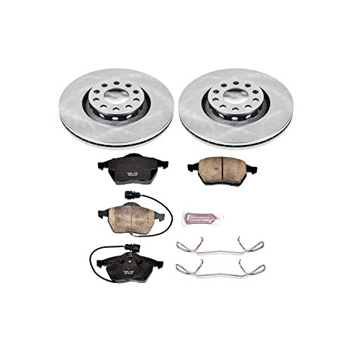 Power Stop Autospecialty KOE634 Front Replacement Brake Kit-OE Brake Rotors & Ceramic Brake Pads