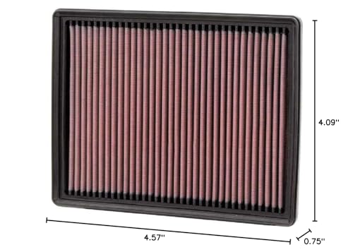 K&N Engine Air Filter: Premium, High Performance, Washable, Replacement Filter: Compatible with 2005-2012 KIA (Carens, Rondo, Optima, Lotze), 33-2934