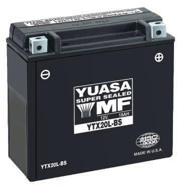 YTX14L-BS Battery, Multi-Colored Yuasa YUAM3RH4L