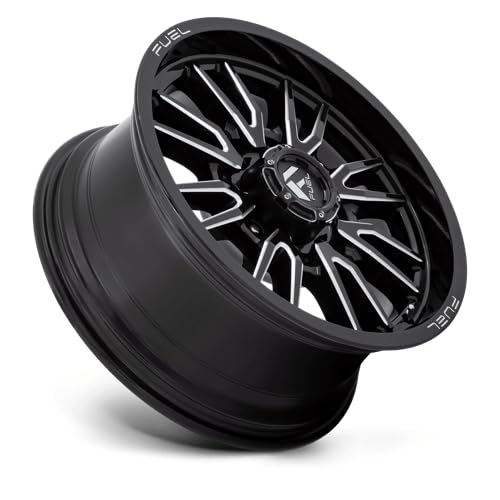 D761 CLASH FUEL OFF-ROAD 20X9, 8X170, 5.79, 20mm GLOSS BLACK MILLED - D76120901757