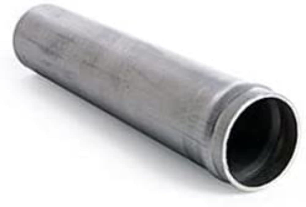 Natural Finish Be Cool 72019 Aluminum 1-1/4" x 6" Long Straight Universal Inlet/Outlet, 1 Pack