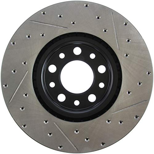Sport Drilled/Slotted Brake Rotor StopTech 127.63080R (Front Right), 1 Pack