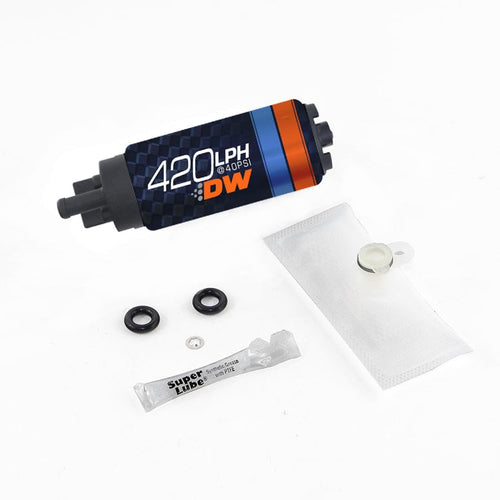 420lph Deatschwerks in-tank fuel pump w/ 9-1003 install kit (9-421s-1003)