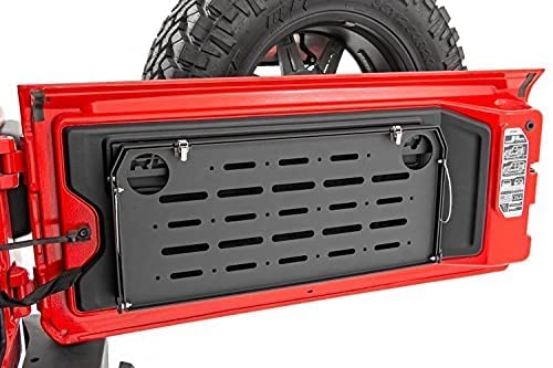 Folding Rear Tailgate Table Rough Country for Jeep Wrangler JL/Unlimited (2018-2024)