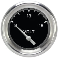 AX230GAPF Classic Instruments Autocross Gray 2-5/8" Volt Gauge