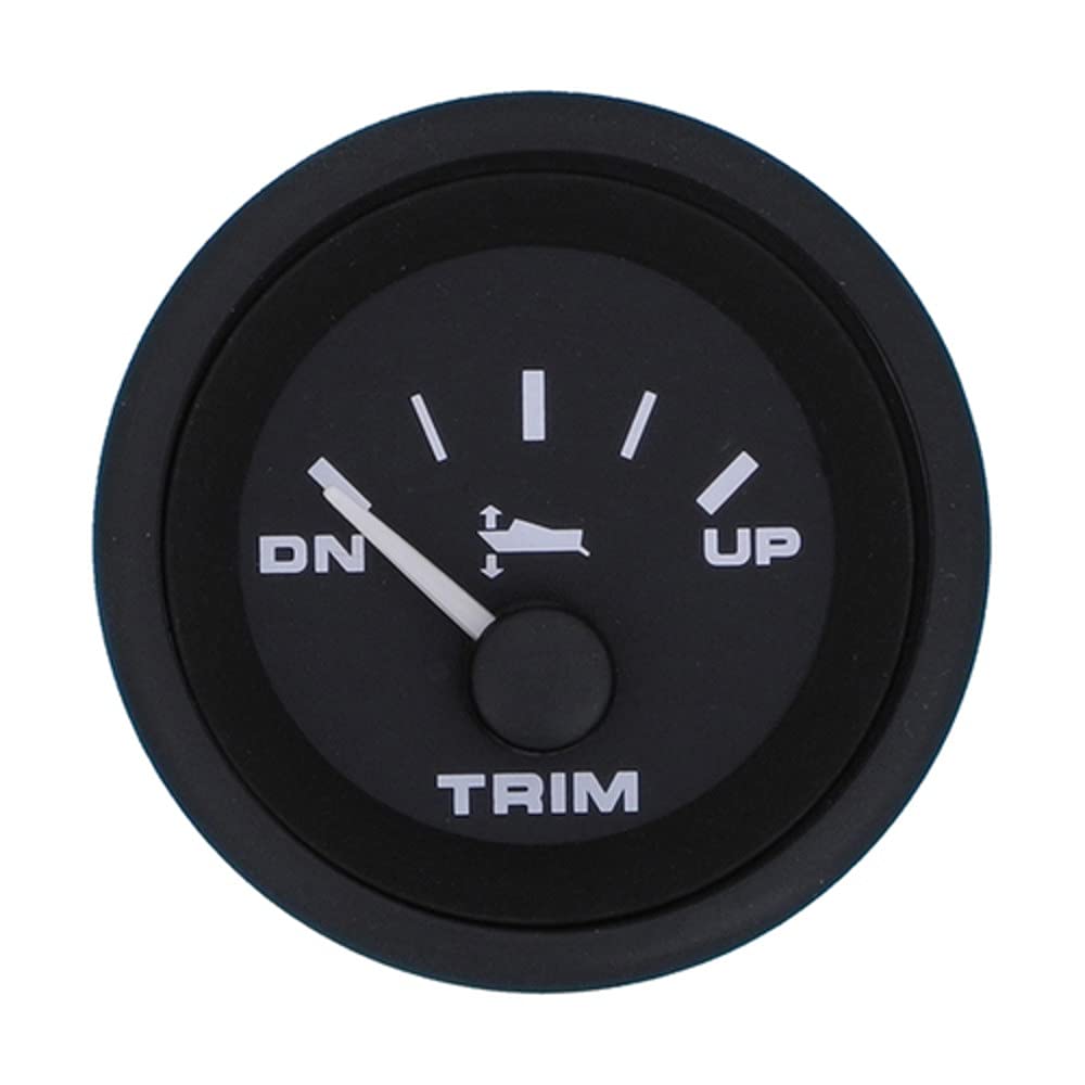 Trim Gauge Sierra 62728P, Black Premier Pro 2" - Yamaha through 2001