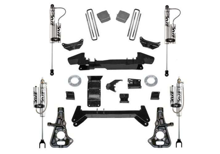 SUPERLIFT SUSPENSION RealTruck 6" Lift Kit for Chevy Silverado/GMC Sierra | Complete Lift Kit with Fox 2.0 Reservoir Shocks | K860FX | Fits 2001-2010 Chevy Silverado / GMC Sierra 2500HD / 3500 4WD