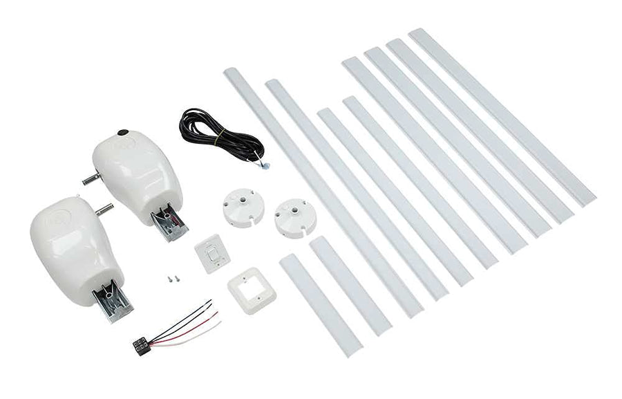 Pull Style Solera Manual to Power Awning Conversion Kit for 5th Wheel RVs, Travel Trailers and Motorhomes