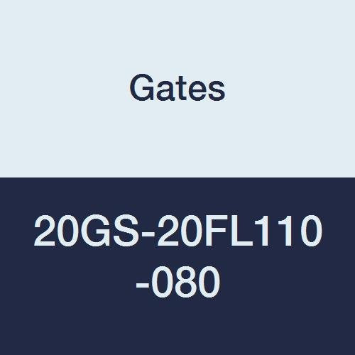 GlobalSpiral Couplings Gates 20GS-20FL110-080, Code 61 O-Ring Flange, Zinc Plated Carbon Steel, 7.13", 110° Bent Tube, 1 1/4" ID