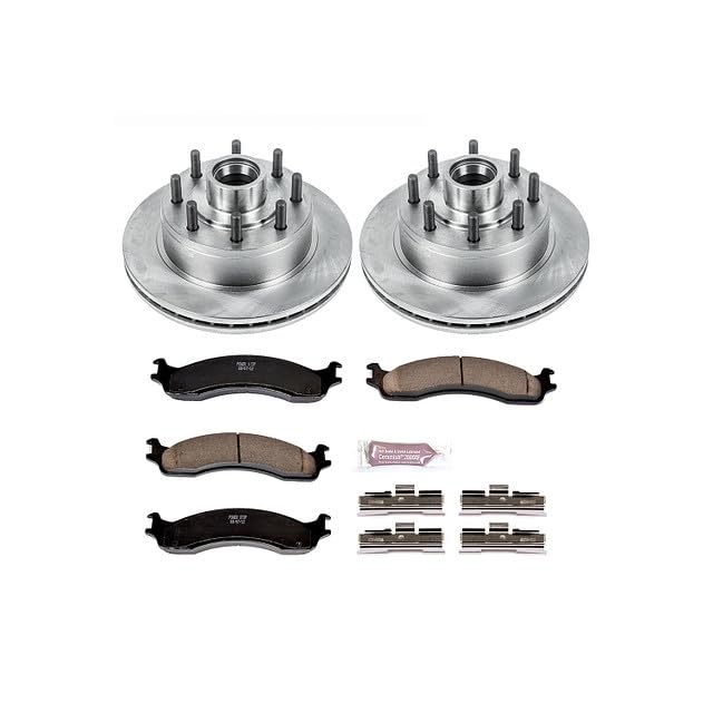 POWERSTOP Autospecialty KOE5088 Front Replacement Brake Kit-OE Brake Rotors & Ceramic Brake Pads